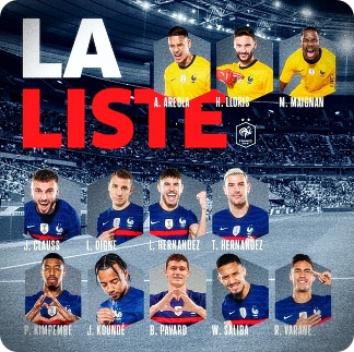 프랑스 축구 국가 대표팀 선수 명단
