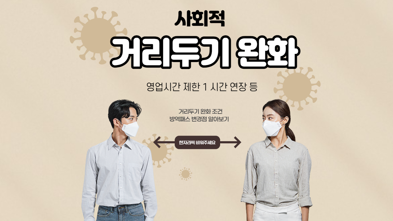  코로나 오미크론 사회적 거리두기 완화!!! 새 거리두기 3 주 시행 (Feat. 방역패스는?)