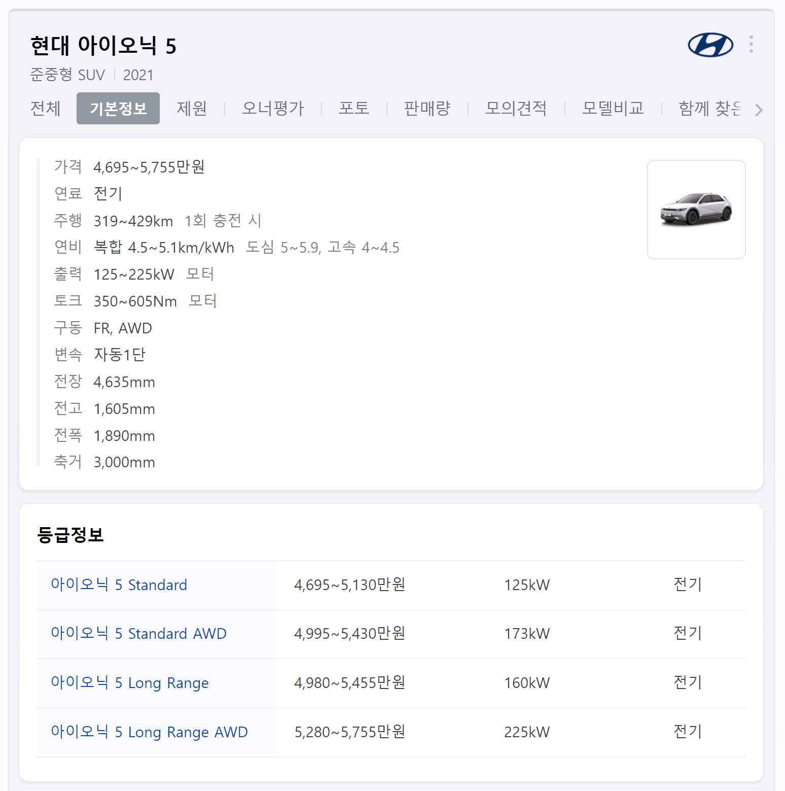 현대-아이오닉5-정보-상세