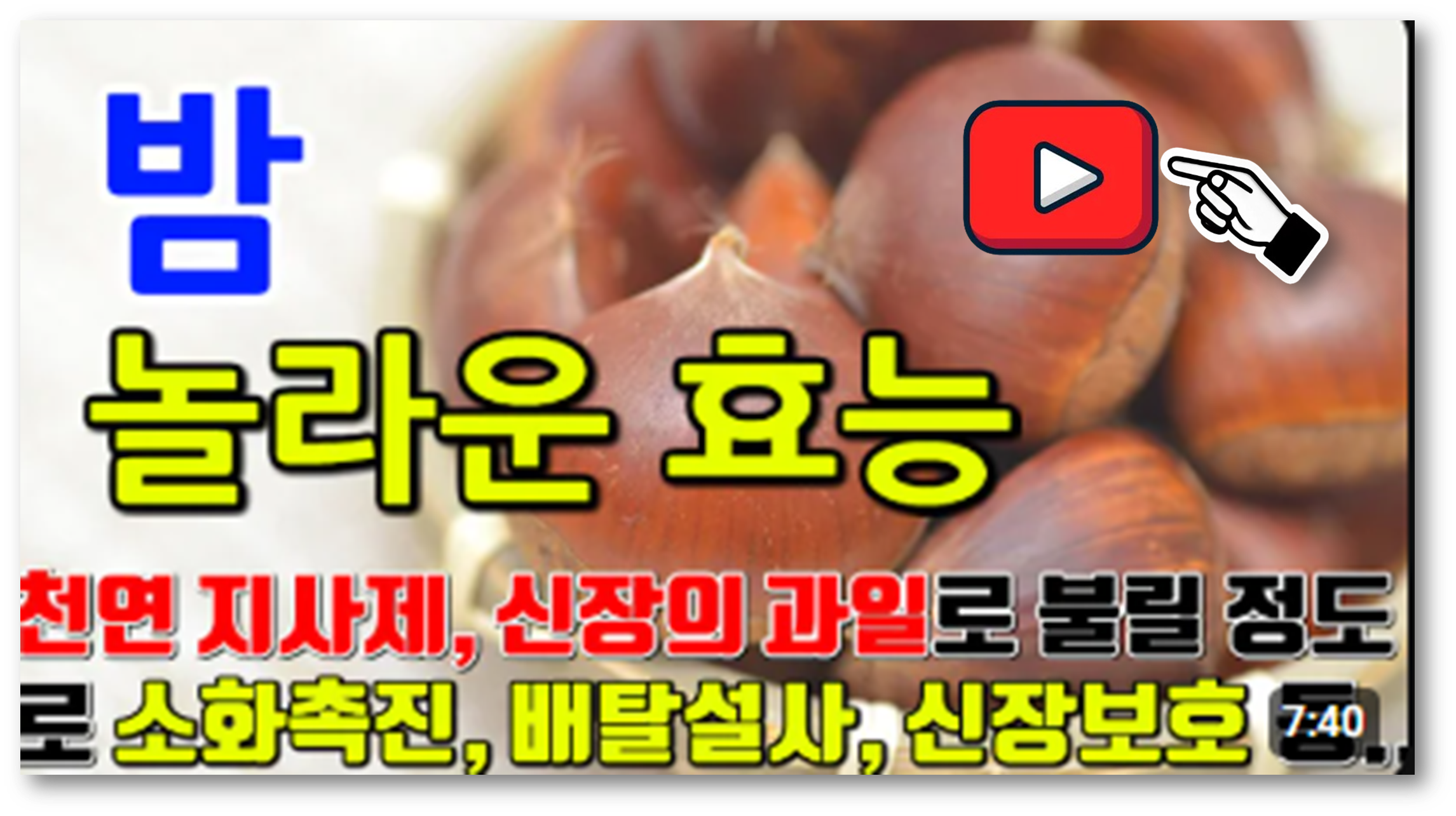 밤효능