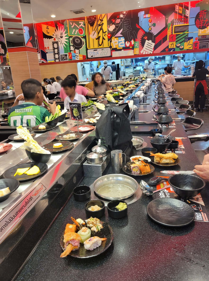  태국 로빈슨 백화점 내 무한리필 샤브샤브집 shabushi