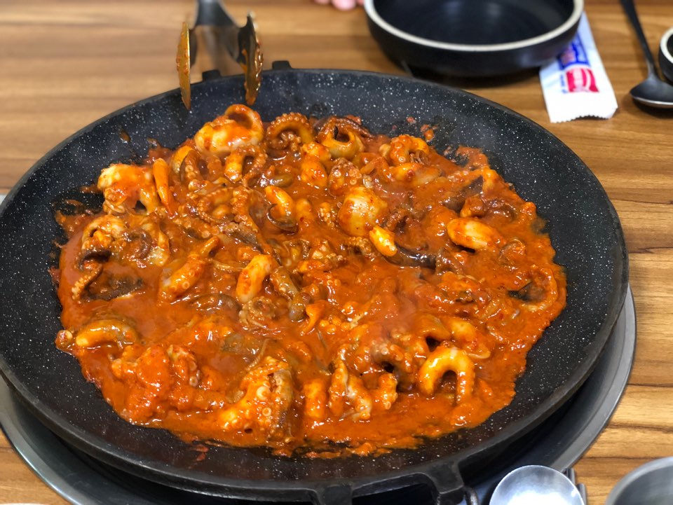  안성 깍두기, 안성 쭈꾸미 맛집, 매운 쭈구미, 쭈꾸미 3인분 식사