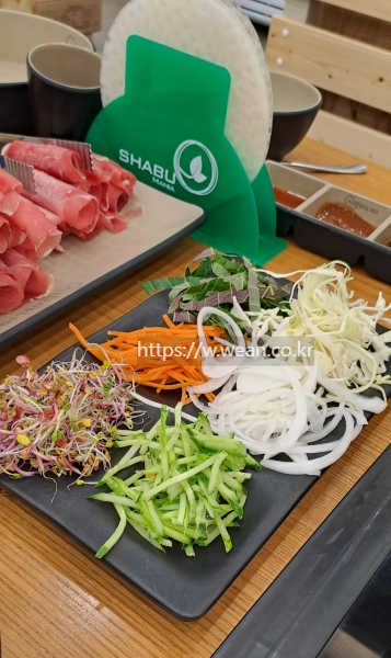 월남쌈재료입니다.