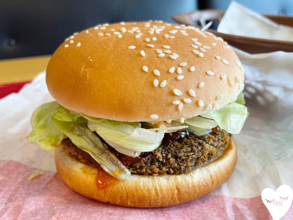 경품행사롯데리아 10월행사 블랙 오징어버거 싱글팩 7