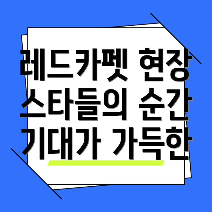 청룡영화제 레드카펫