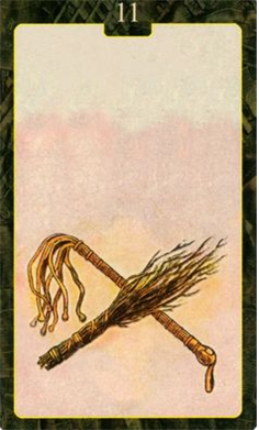  [레노먼드카드배우기]11.Whip(aka Rod, Broom) 채찍(막대, 빗자루) 해석 및 의미