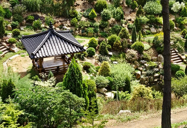 삼선산수목원 정원쉼터