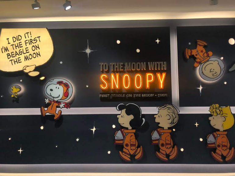  스누피 전시회 To the moon with snoopy : 롯데 뮤지엄