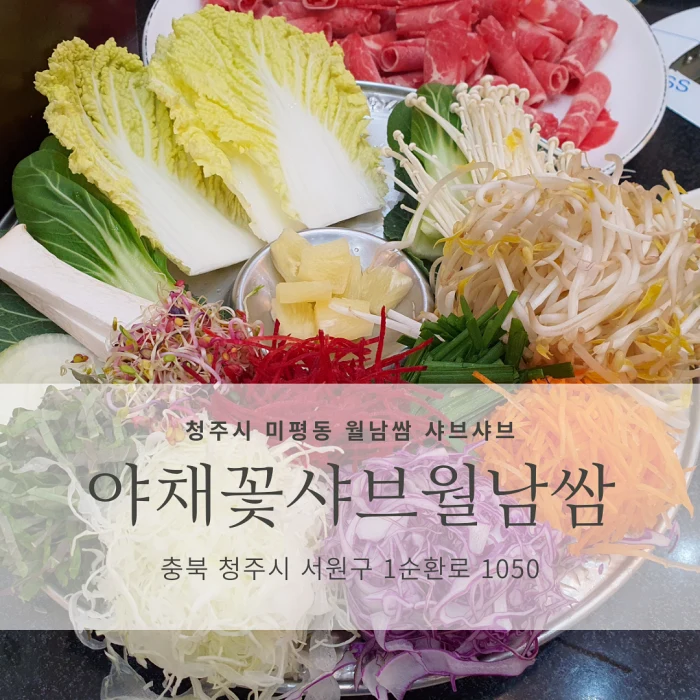  [청주 분평동 샤브월남쌈 맛집] 야채꽃샤브월남쌈_넓은 주차장과 룸