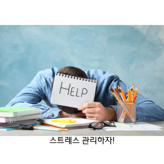  스트레스 원인을 파악하고 관리하는 방법을 통해 해소!!