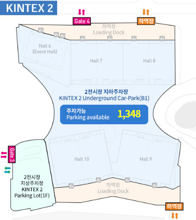일산 킨텍스 제 2전시장 주차장 현황