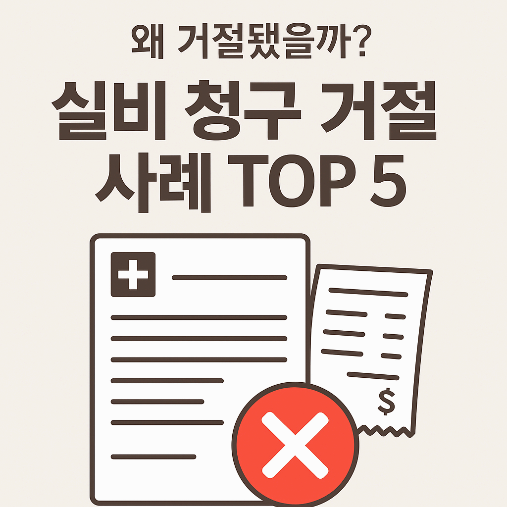 실손 청구 거절 사례 TOP 5