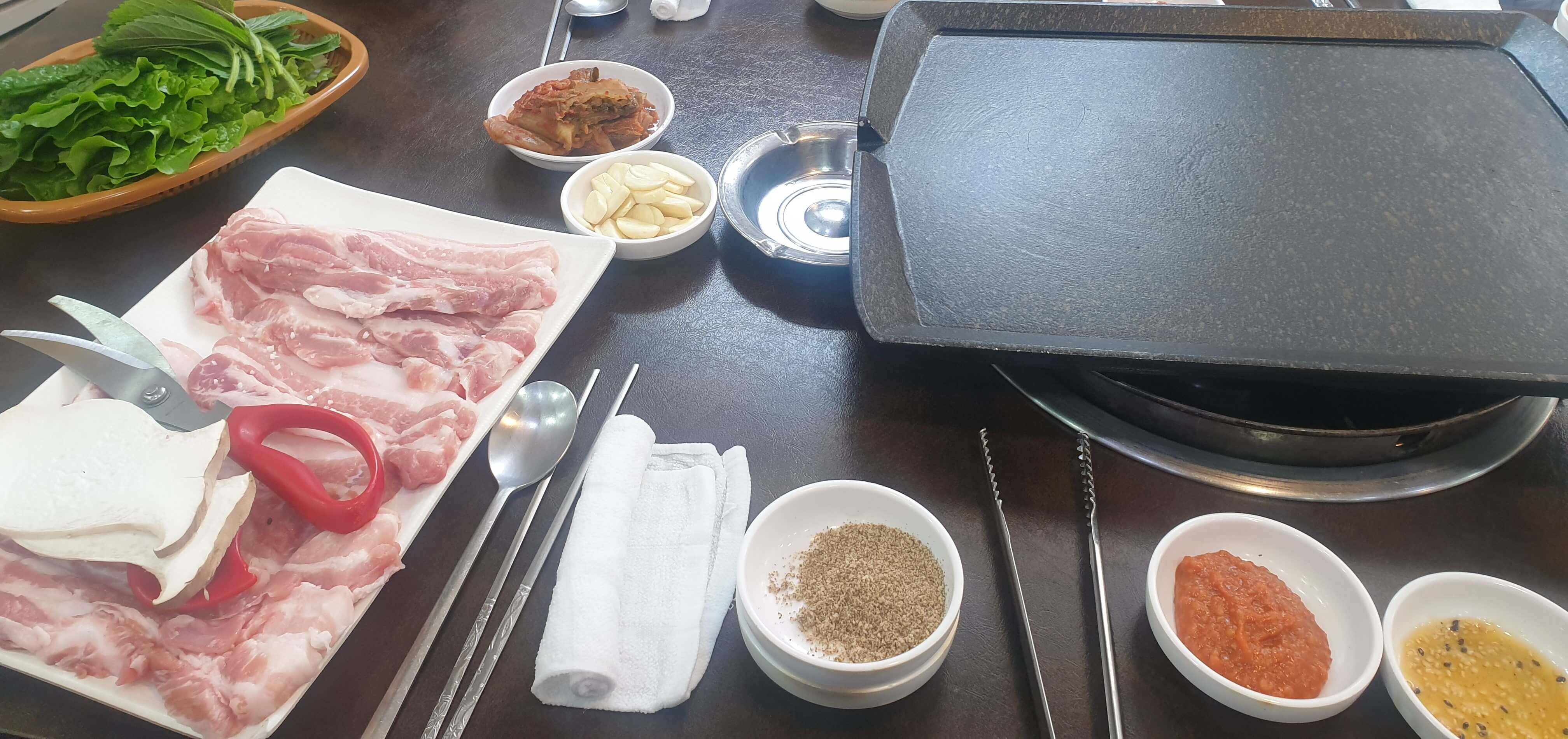고기류 기본 세팅