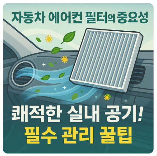 자동차 에어컨 필터의 중요성 쾌적한 실내 공기를 위한 필수 관리