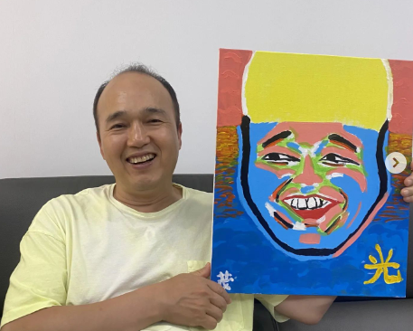 전현무가 그려준 김광규 그림