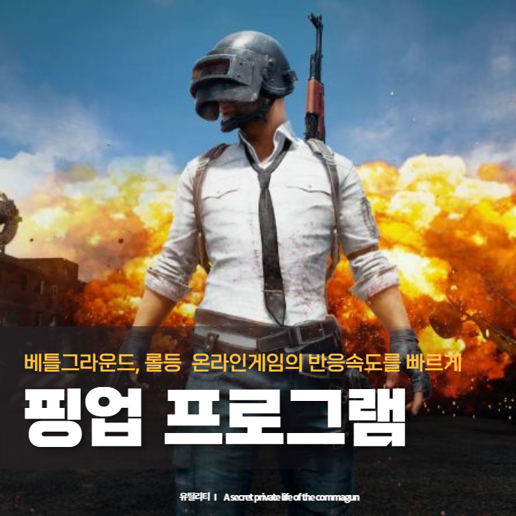  핑업 - 베그, 롤등의 온라인게임 반응속도를 빠르게 하는 유틸리티