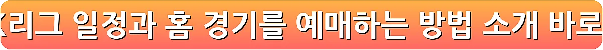 2025 K리그 일정과 홈 경기를 예매하는 방법 소개_8