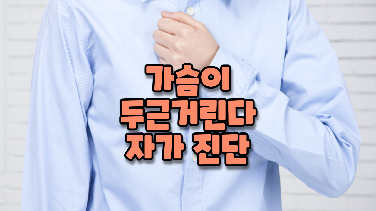  가슴이 두근거린다 자가 진단