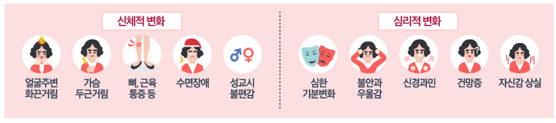 갱년기 증상 갱년기 영양제 추천