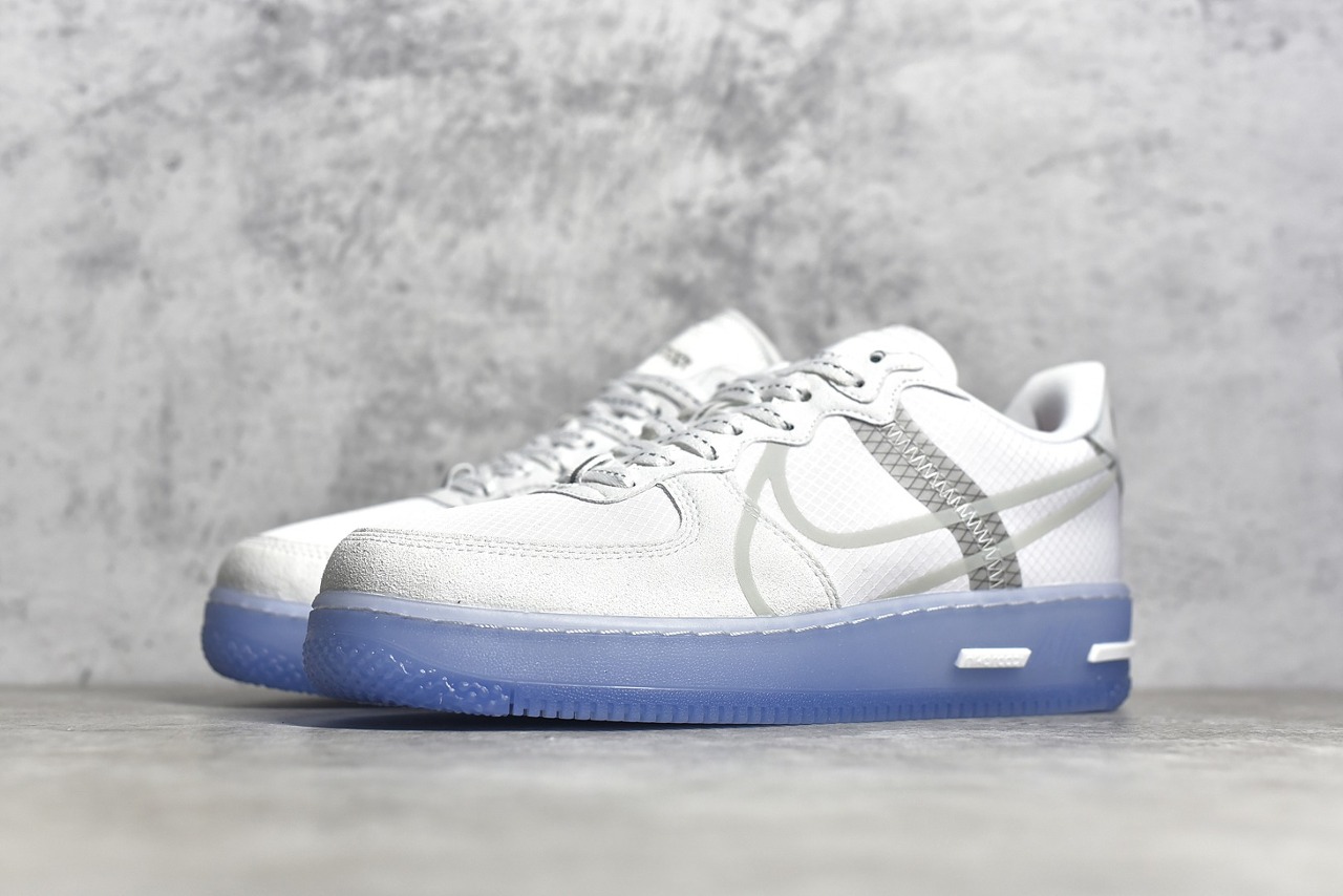  [NIKE] PK 나이키 에어 포스1 로우 리액트 QS 화이트 아이스 CQ8879-100