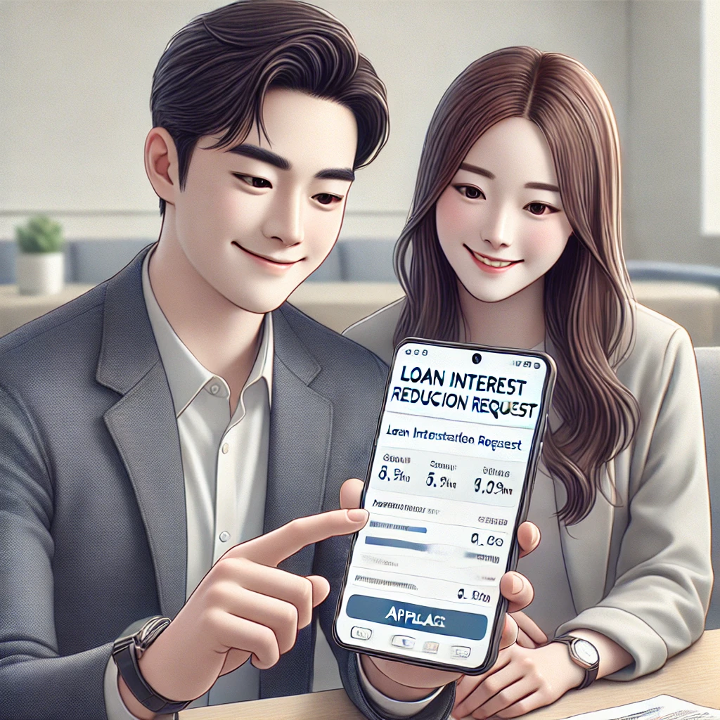 앱으로 금리인하요구권 신청하는 사람