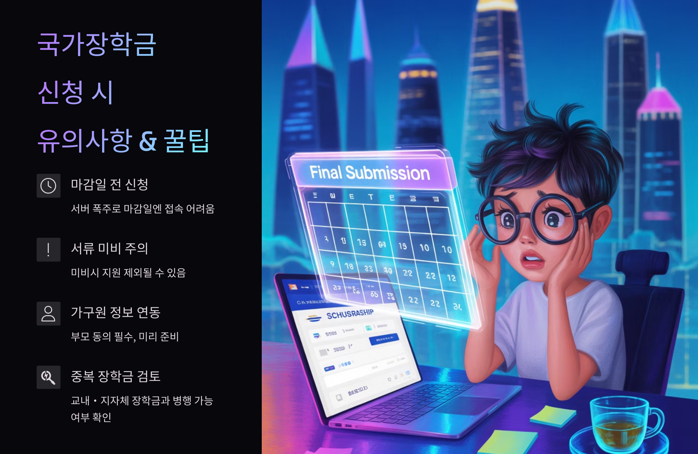 추가 지원 받을 수 있는 제도