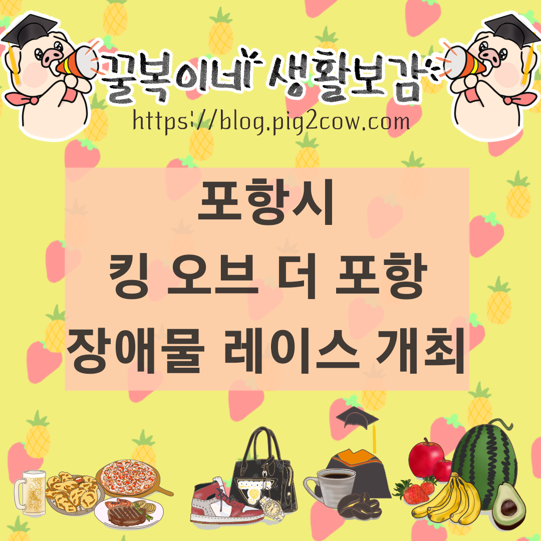  킹 오브 더 포항? 전국민 대상 익스트림 스포츠 대회 개최