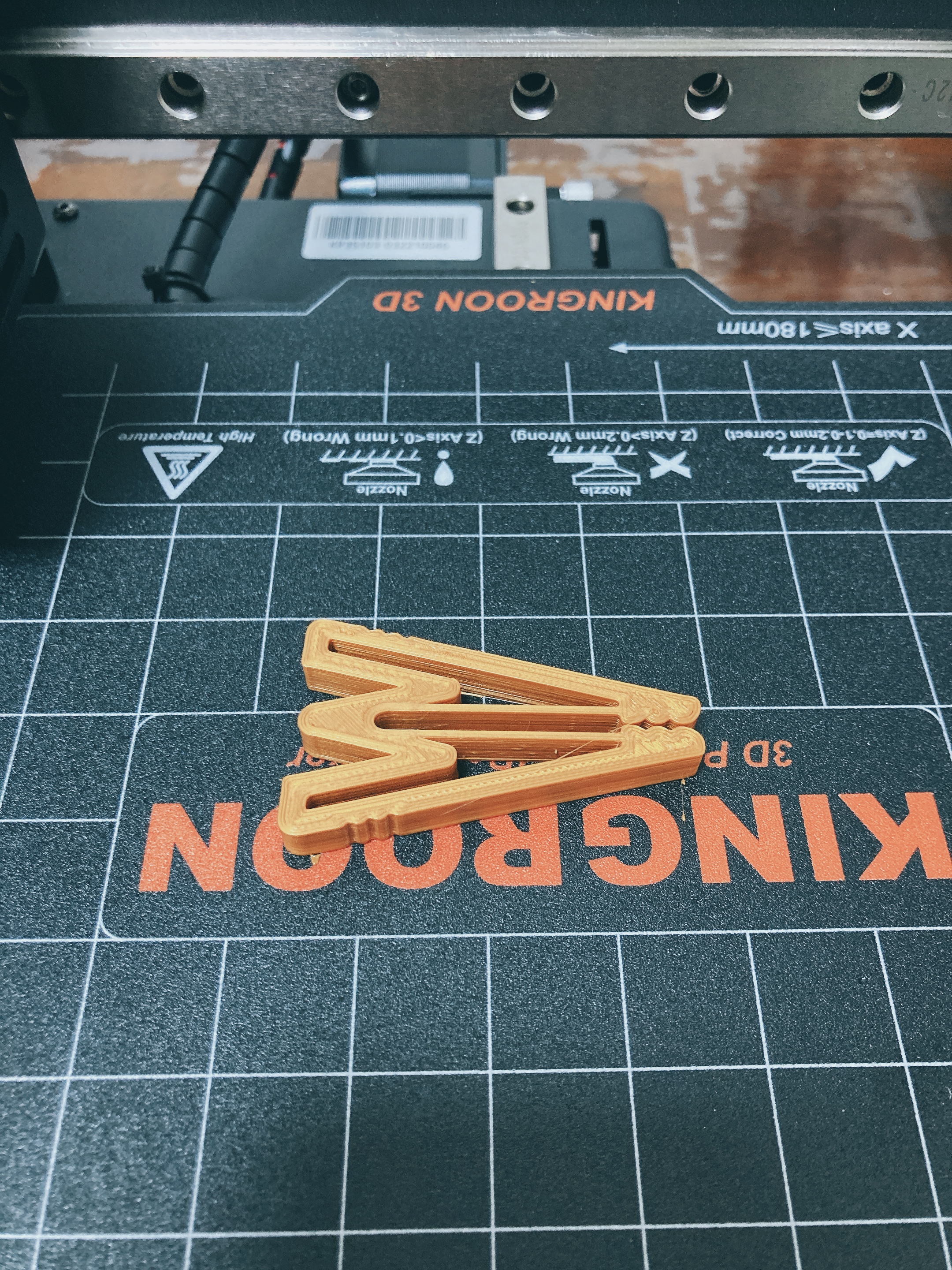 킹룬 KP3S 필라멘트 교체 방법_테스트 파일 출력 완료