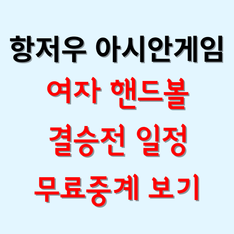 항저우 아시안 게임 여자 핸드볼