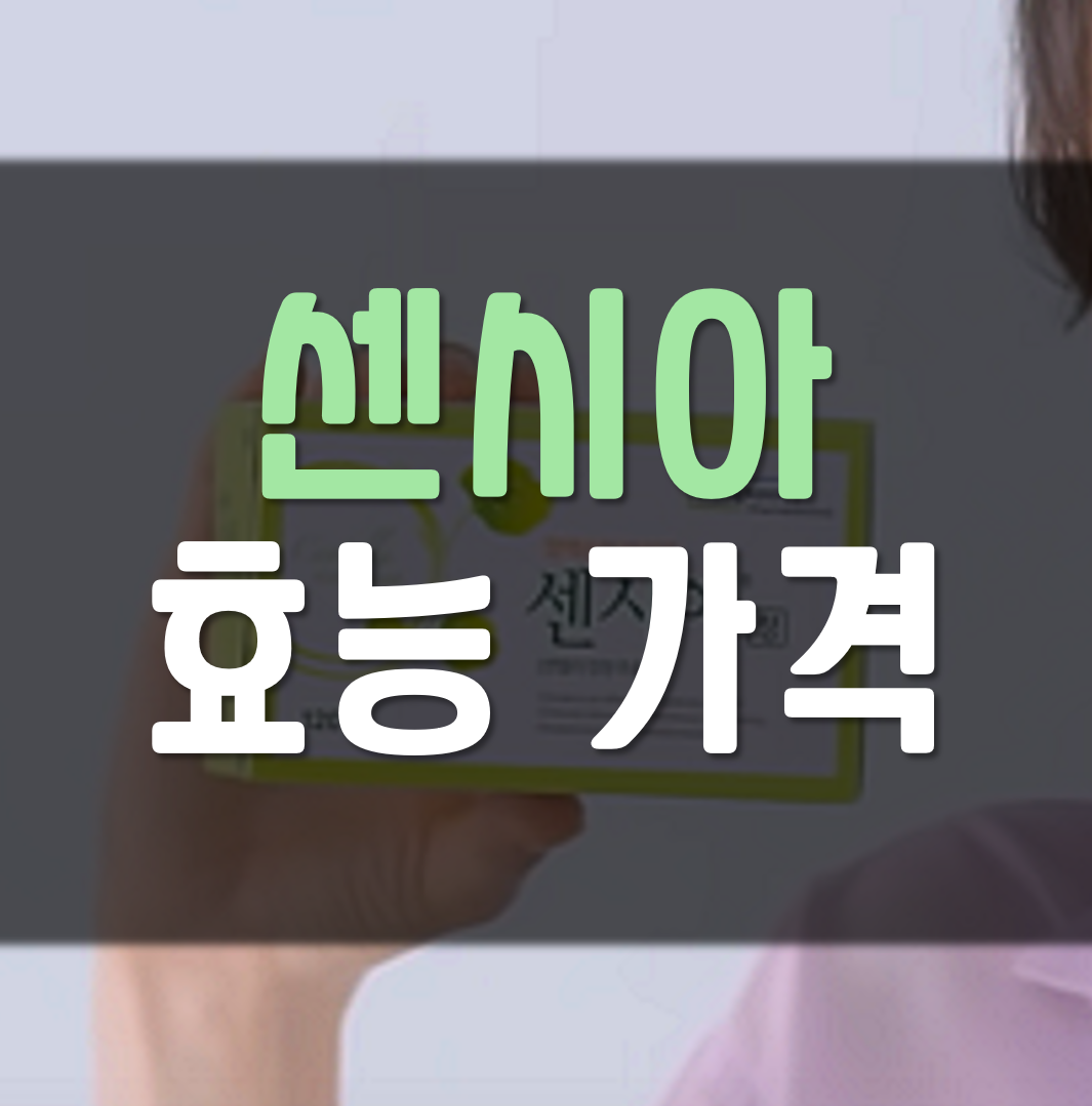  센시아 효능 가격