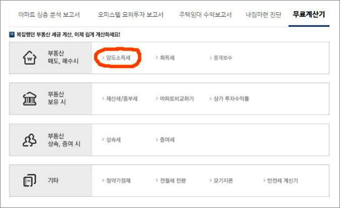 양도소득세 자동계산