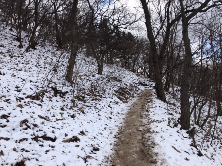 광덕산 자연인 겨울 산 24