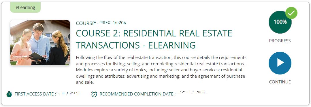 험버 컬리지(Humber College) Real Estate Sales Program Course 2