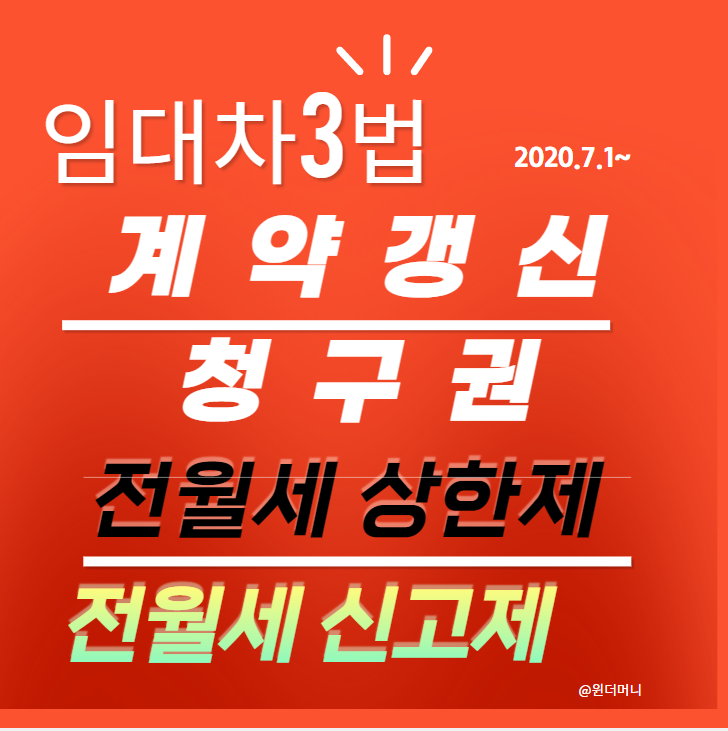  임대차 3법 행사 신고 방법