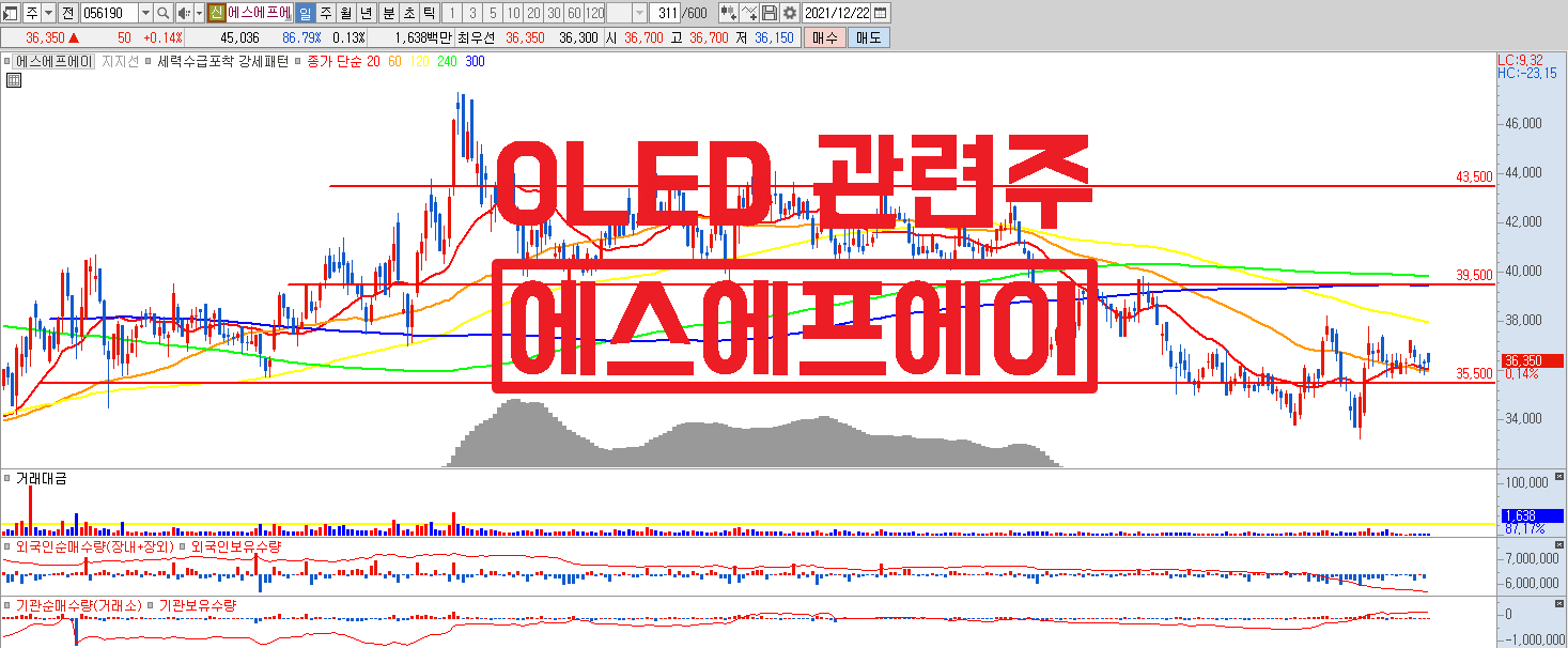  에스에프에이 주가 전망 OLED 관련주 , 반도체장비 관련주