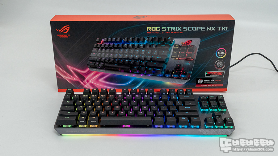 ASUS ROG STRIX SCOPE NX TKL 영문 텐키리스 게이밍 키보드