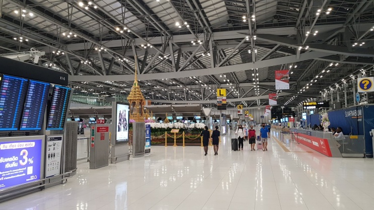 태국 수완나품 공항 출국장