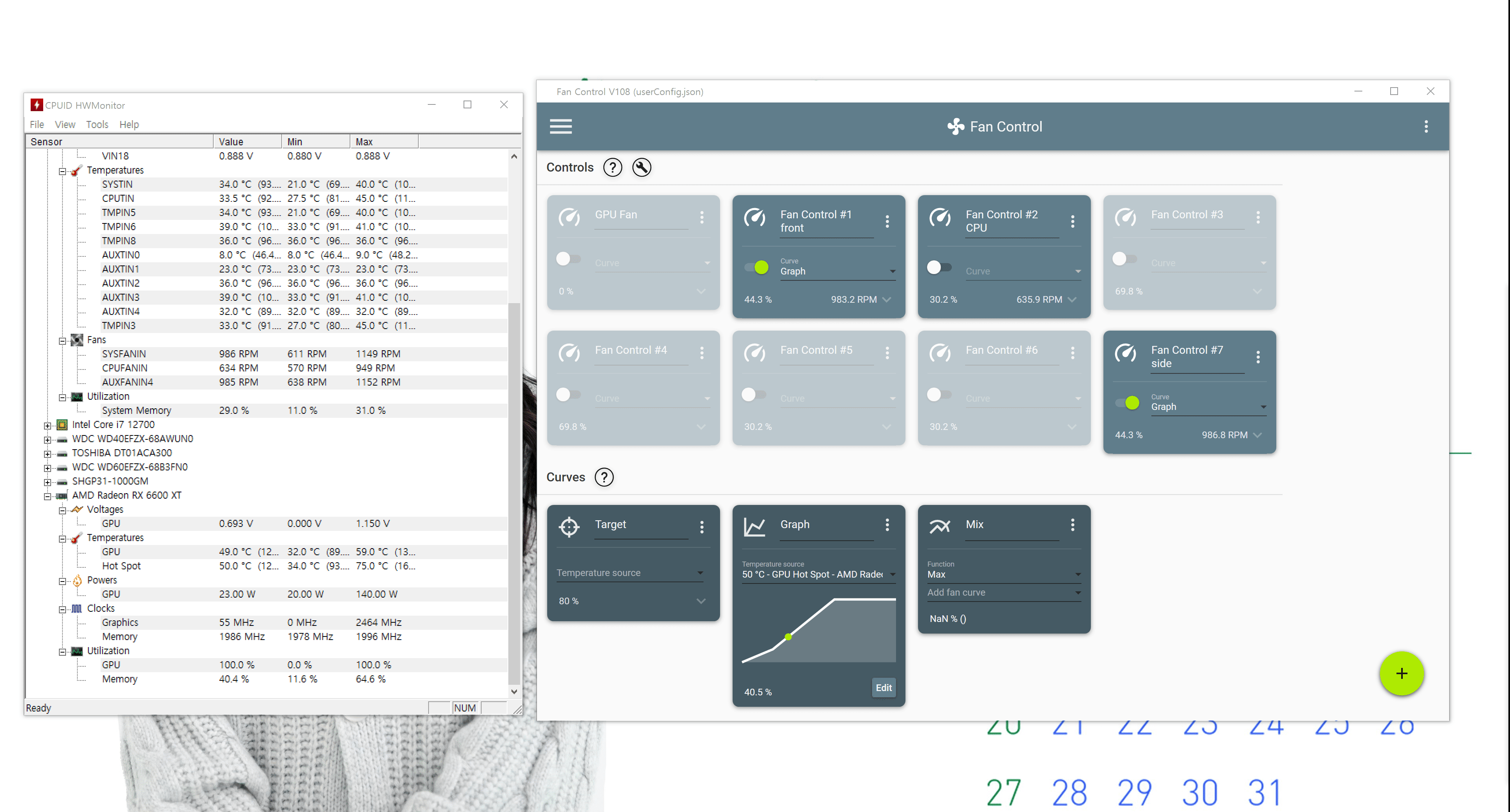 Fancontrol V108]Gpu 그래픽카드 온도로 팬 속도(Rpm) 설정 방법