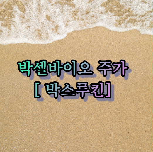  박셀바이오 주가 [ 박스루킨]