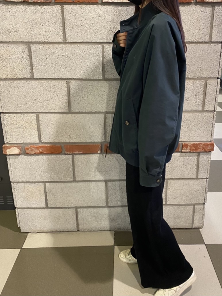 캐주얼 점퍼 그린색 리뷰 및 착샷 간절기 가볍게 입기 좋은 빈폴 2