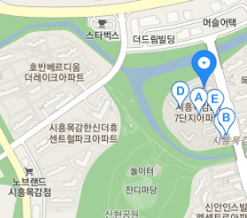 시흥목감LH7단지아파트위치안내