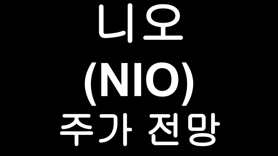  니오(NIO) 주가 전망 - 중국 전기차 스타트업! 제2의 테슬라?!!