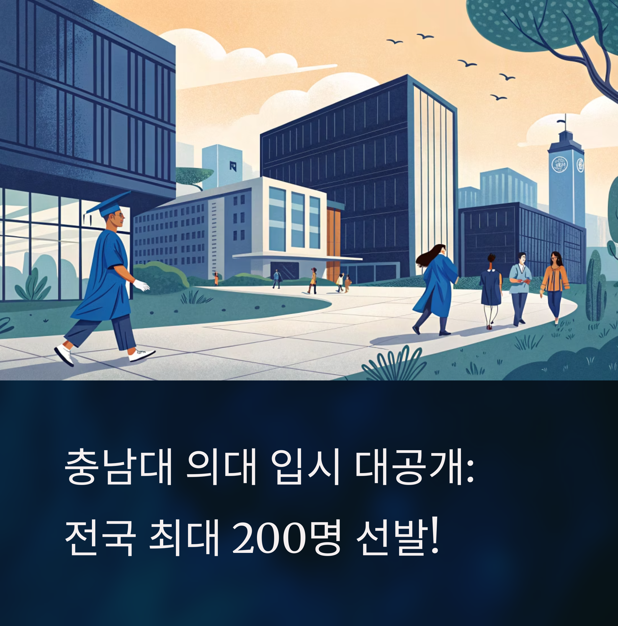 2026 충남대 의대 입시 분석: 전국 최대 정원과 지역인재 확대의 기회