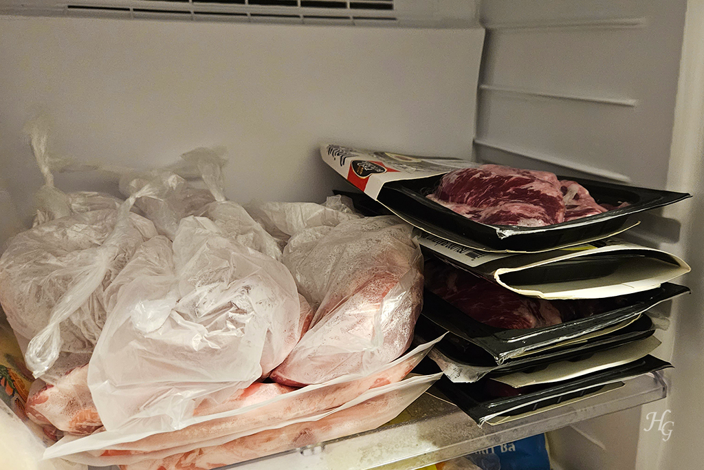 마크로 프로 Makro Pro에서 주문한 고기 냉동실 보관