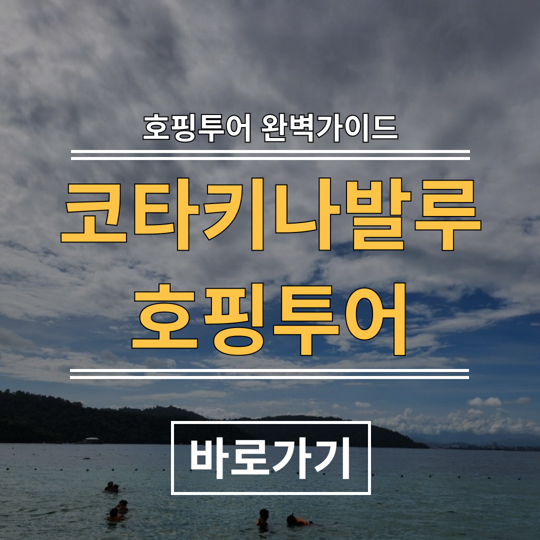 코타키나발루 말레이시아 호핑투어