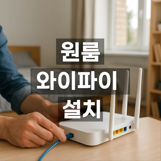 원룸 와이파이 설치