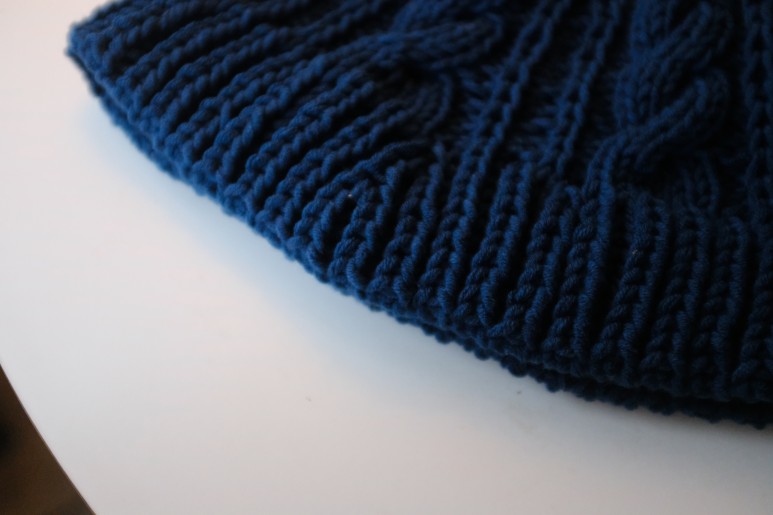 버터6 크림베이지피 콕블루 (바늘이야기키트) 대바늘뜨기 - 니트버킷햇, 13