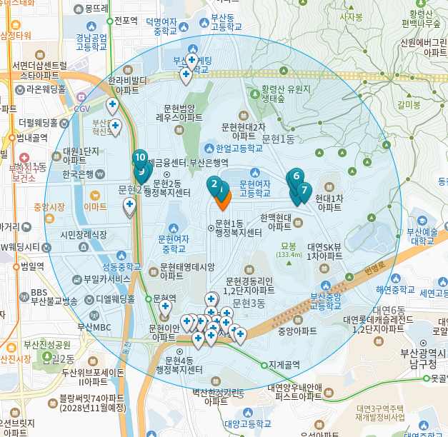 부산 남구 문현동 일요일 진료 휴일 문 여는 병원