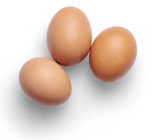 계란 세 개