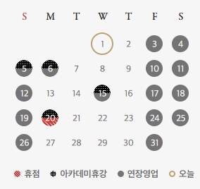 김해-신세계백화점-5월-휴무